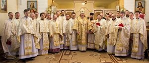 У Стрию духовенство молитовно дякувало Богові за дари отримані в минулому році